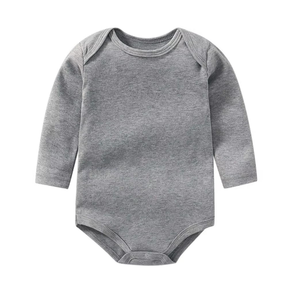 Cotton Baby Bodysuit - Long Sleeve