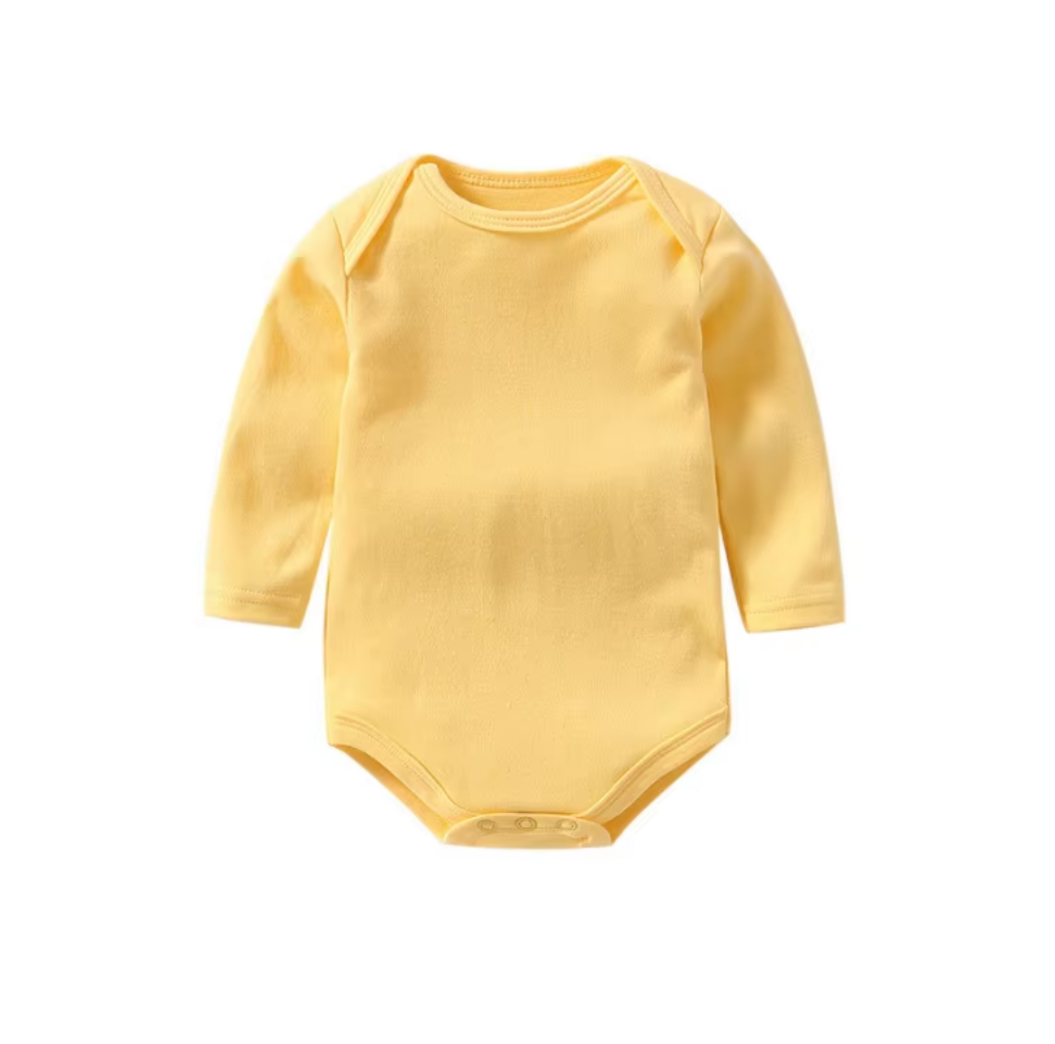 Cotton Baby Bodysuit - Long Sleeve