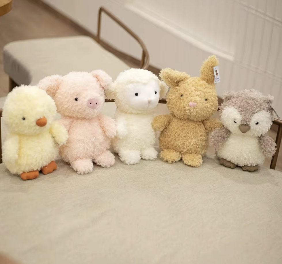 Peluches animaux 20 cm