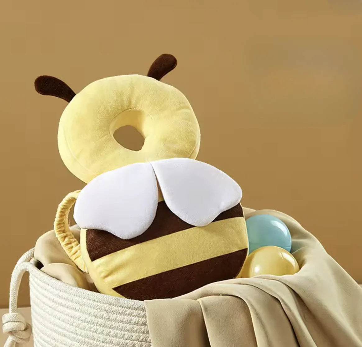 Yellow Bee Infant Head Protection