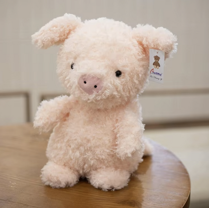 20 cm Stuffed annimal plush pink pig design