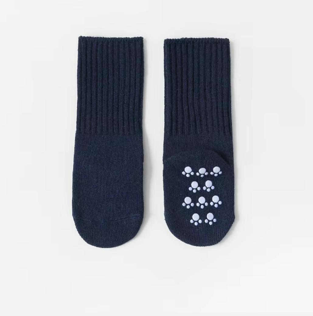 Baby Non-slip socks navy blue