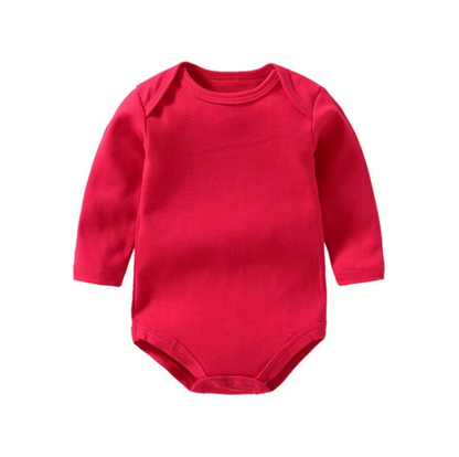 Cotton Baby Bodysuit - Long Sleeve
