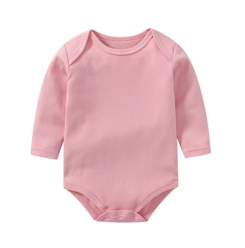 Cotton Baby Bodysuit - Long Sleeve