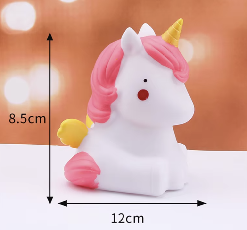 Cute Cartoon unicorn shape night light for kids