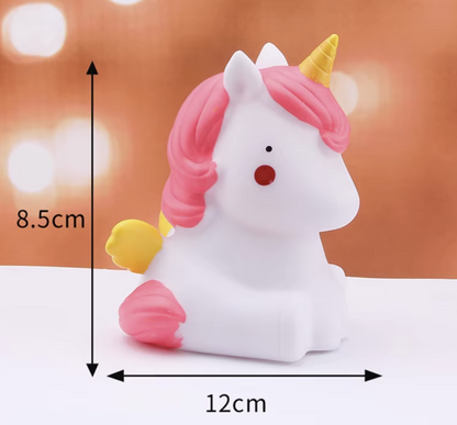 Cute Cartoon unicorn shape night light for kids