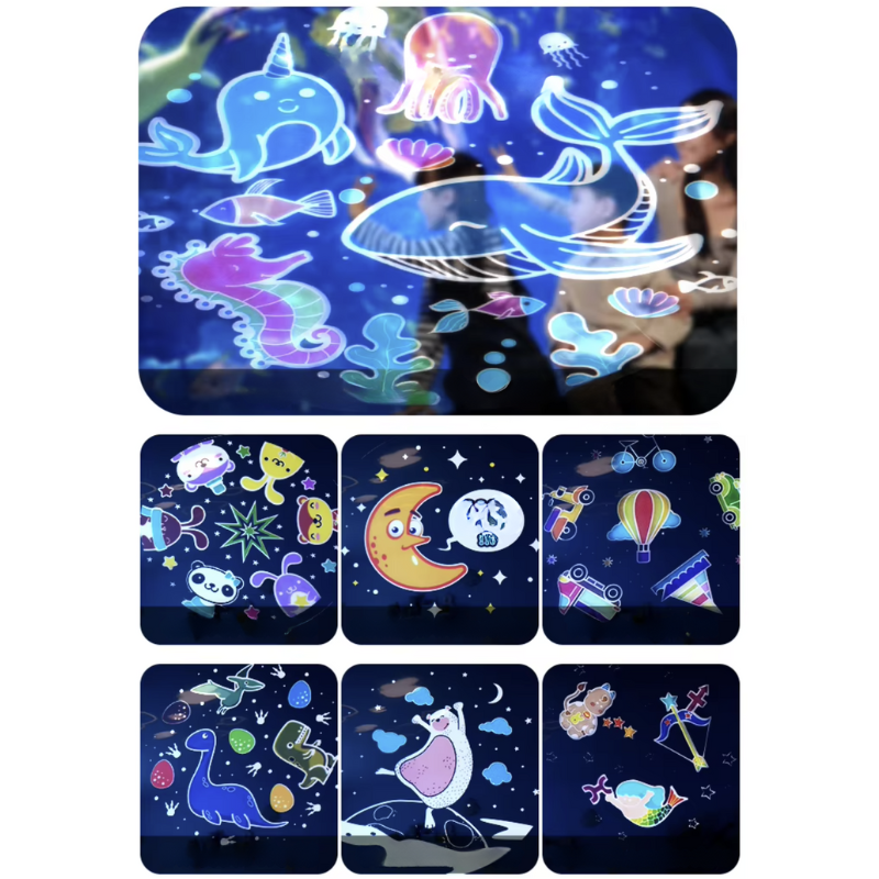 Kids Projection Night Light  slide design presentation