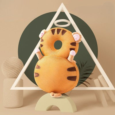 Orange Tiger Infant Head Protection Mesh