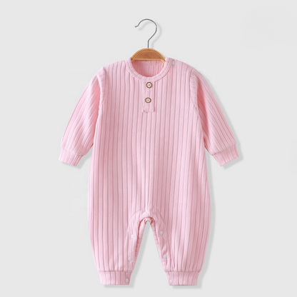 Cozy Long-Sleeved Baby Onesie
